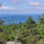 View south of islands and Lake Huron