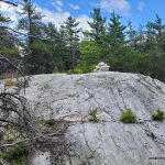 One of many cairns along the trail