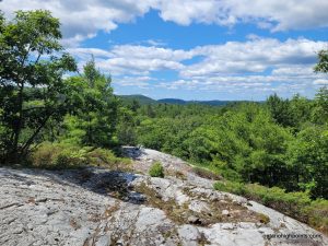 Along the La Cloche Mountains ridgeline