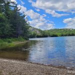 Beach at Wright's Lake (viewing west)