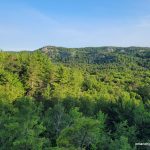 Morning sun on the La Cloche Mountains