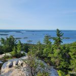 View of the islands of the North Channel of Lake Huron