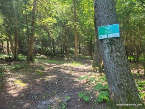 Red Deer trail and signage