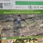 Heaven's Gate Recreational Trail System sign